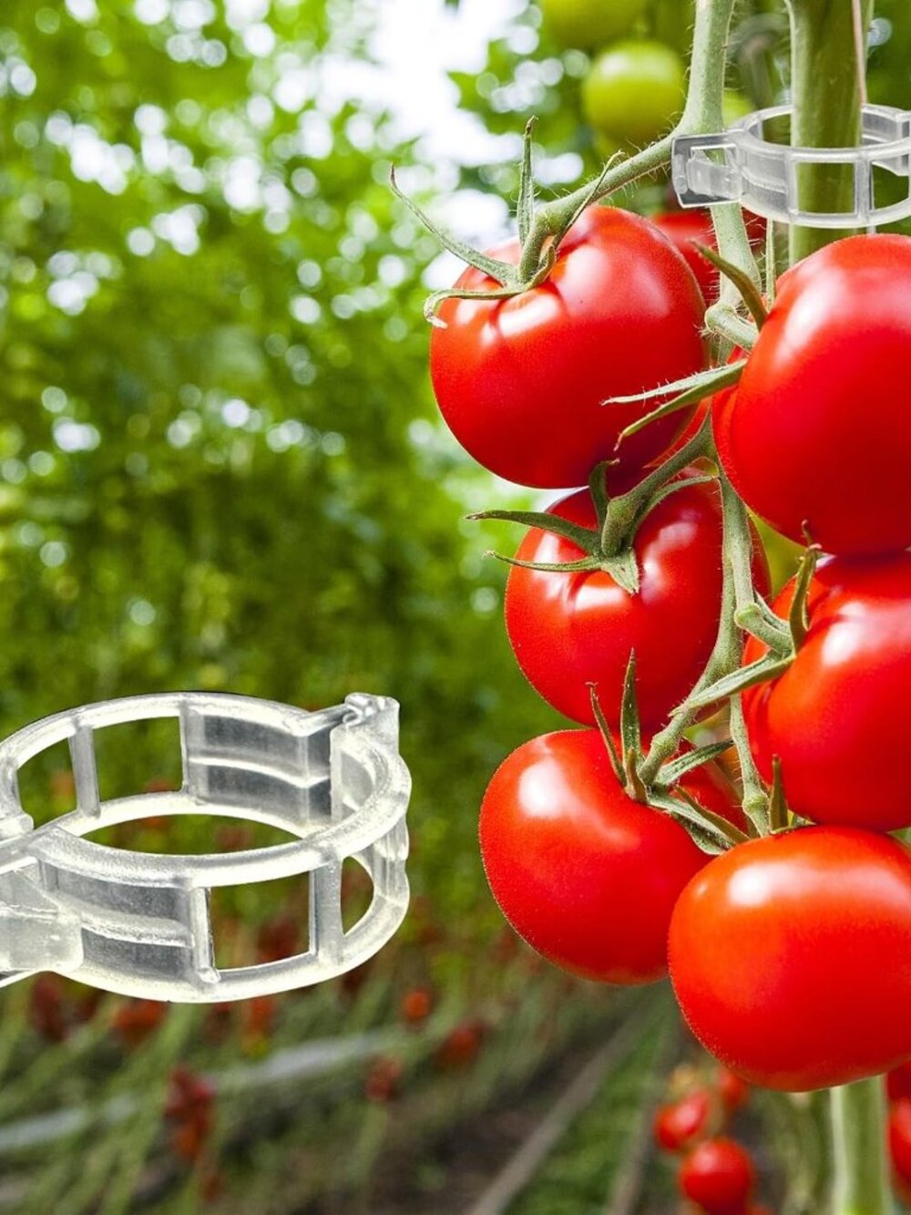 300Pcs Tomato Clips, Plastic Trellis Clips Plant Support Clips, Plant Clips for
